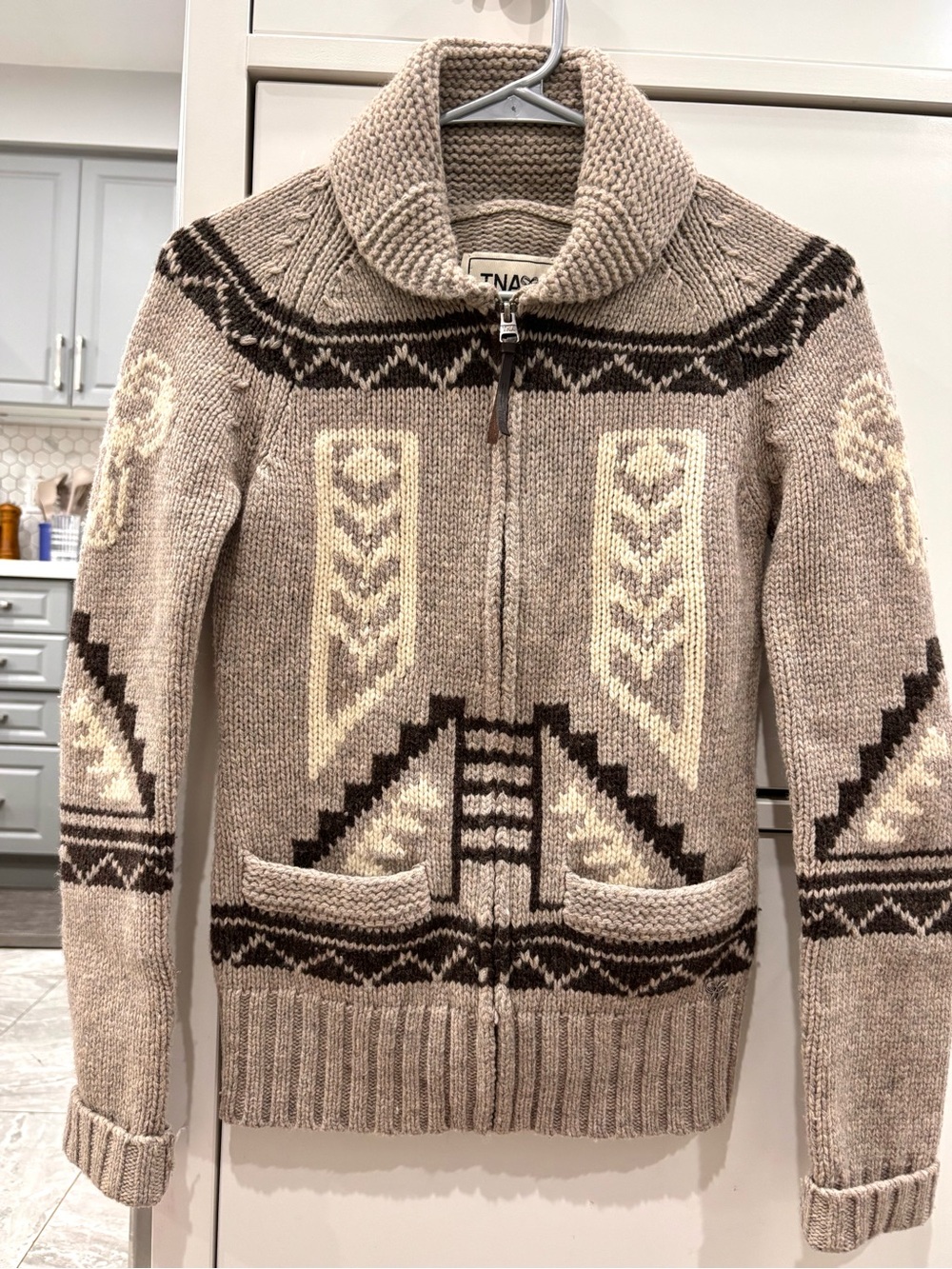 TNA sea and sky 100% lambswool